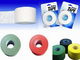5cmx13m Sports tapes GYM tape plastic pipe cut core plain edge red hot-melt glue taping banding cotton fabric supplier